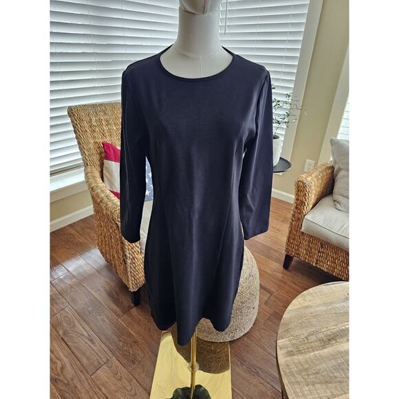 J. Crew Women’s Black Ponte Dress Size 12 Career Stretch Party - Picture 2 of 10